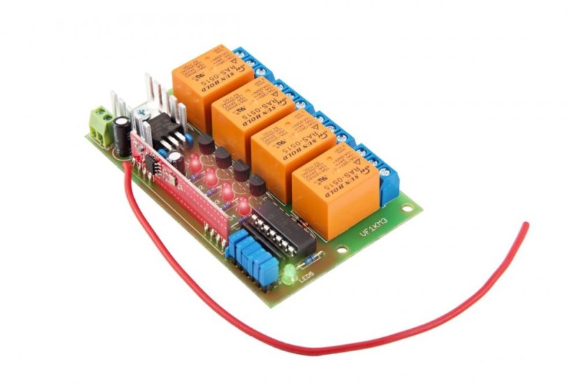 Receiver with 4 channel KEELOQ, kit