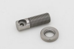 Stainless steel screw and nut for the signaling device