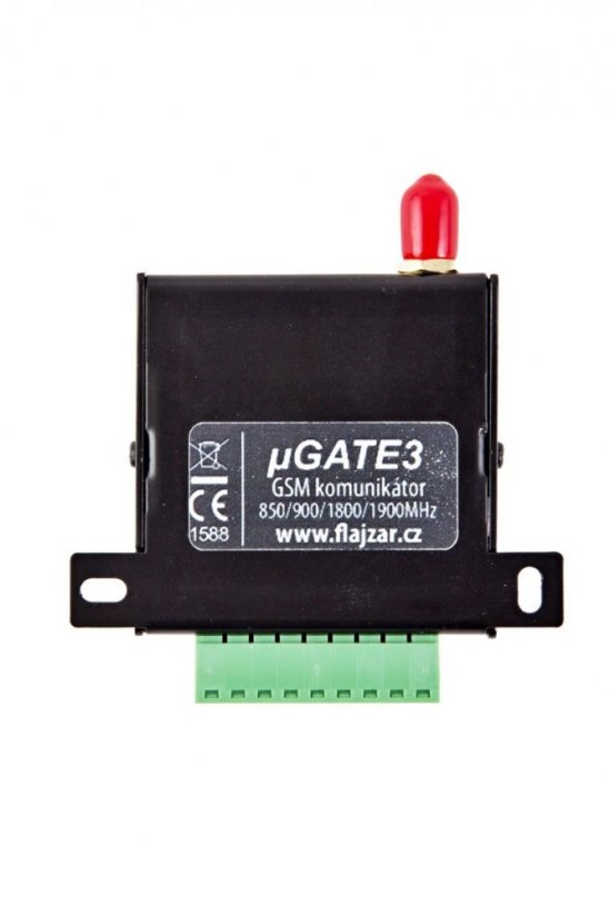 uGATE3B - GSM komunikátor  s kovovou krabičkou