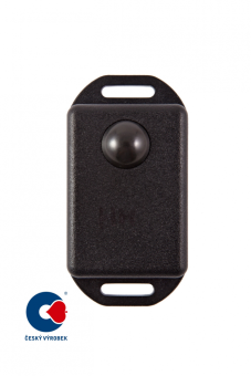 Wireless motion detector with shock detector
